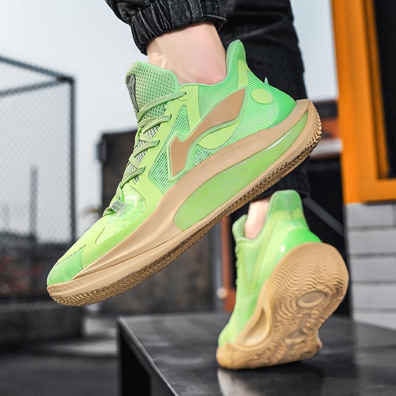 Student basketball shoes men's super light anti-slip wear absorption breathable rebound actual combat professional sports shoes