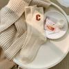 Polyester Wool Snow Boot Socks Solid Color Winter Warm Thick Socks Fashion Women Wool Socks  Women