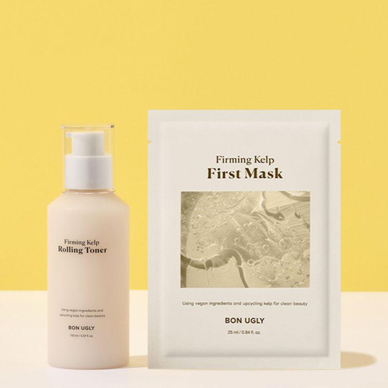 bon ugly [2-piece set] Firming Kelp Rolling Toner 150ml + Mask Pack 25ml (10 pieces) single type
