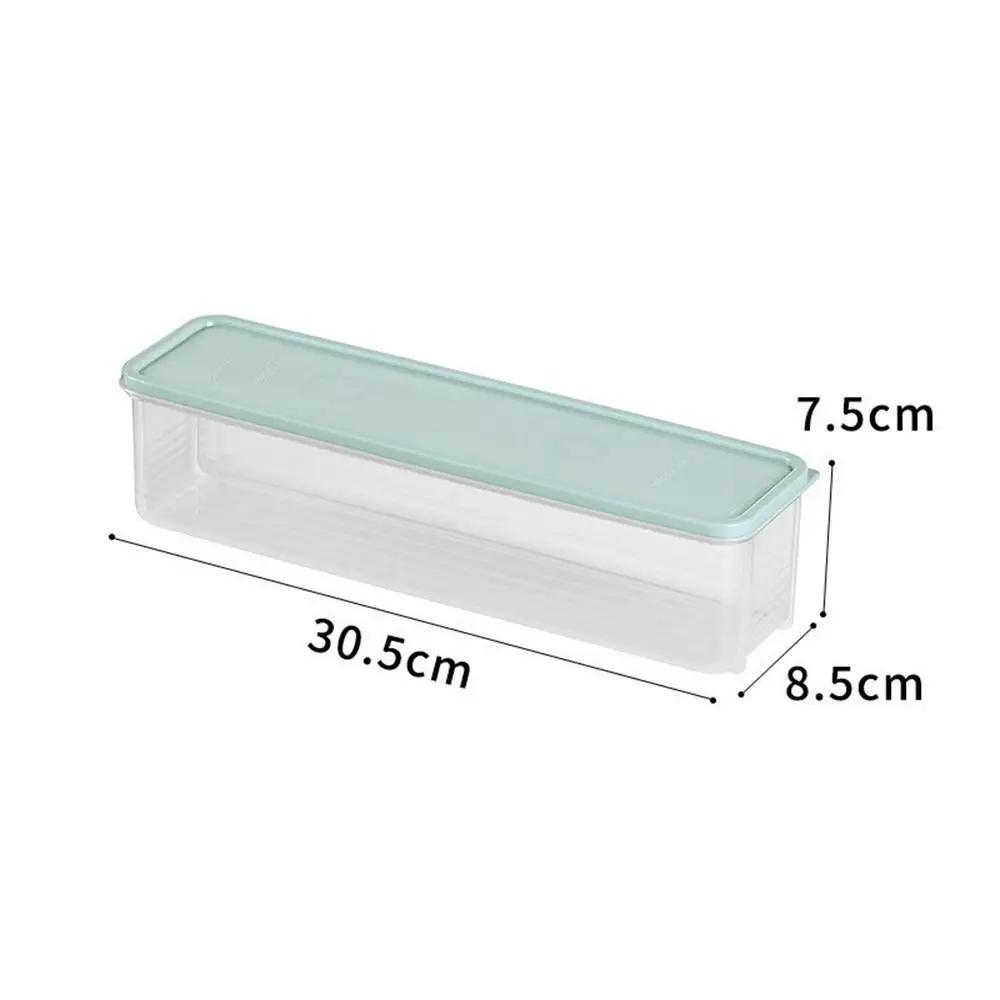 1PC Household Noodle Spaghetti Container Transparent Cereal Preservation Storage Box with Cover Spaghetti Box Food Container