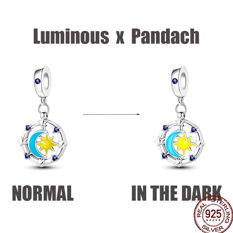 Luminous Firefly Star Moon Cherry Catcopper Pendant Beads 3Mm Diy For Women Exquisite Jewelry Making Gift