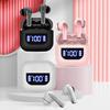 Wireless Earphone 40dB Noise Cancelling Bluetooth 5.3 Headphone with LED Display HD Call Earbuds for Business Office Travel Game