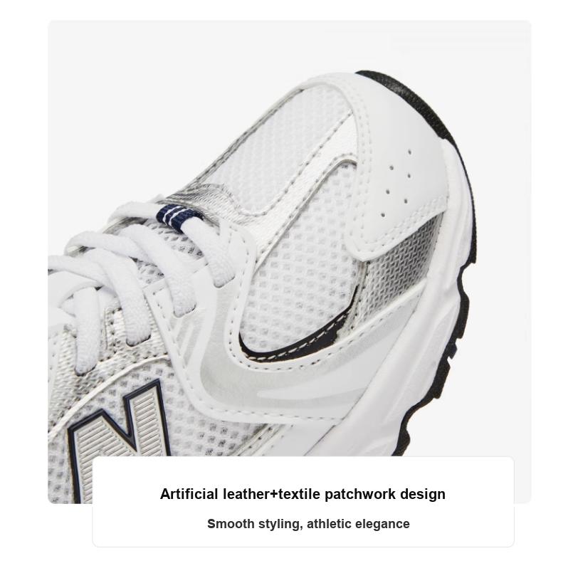 New Balance 530 Bungee Dětské Bílé Přírodní Indigo Dětské Tenisky Stříbrno-Metalické PZ530SB1