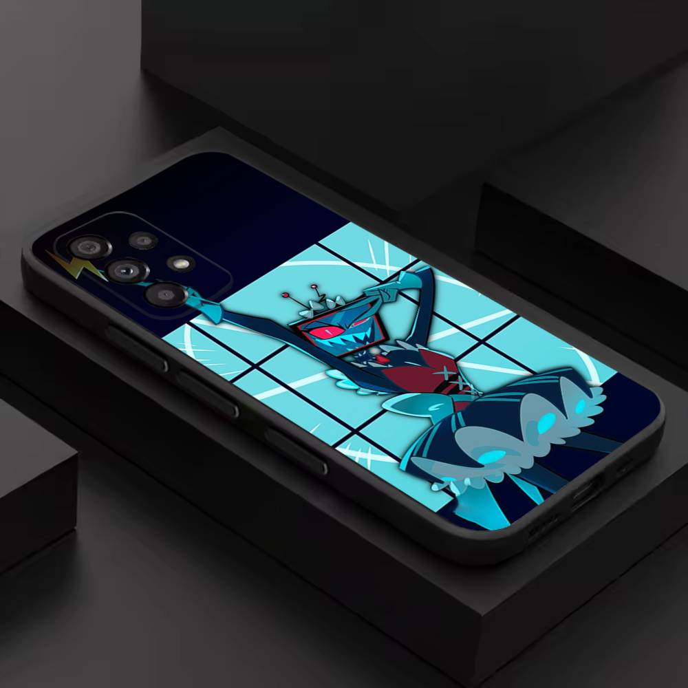 

H-Hazbin V-Vox Trust Us Phone Case For Samsung S 9,10,21,30,22,23,24,25,26,Ultra,Plus,Lite,FE,4,5G Black Soft Case SamsungS225G