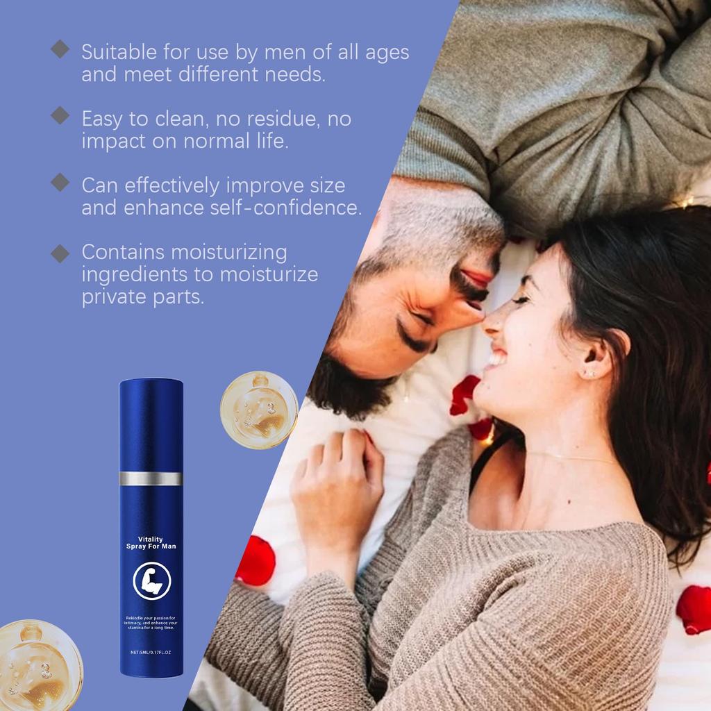 Men's Long-lasting Spray Stimulates Men's Vitality And Moisturizes The Body With Long-lasting Moisturizing Spray5ml