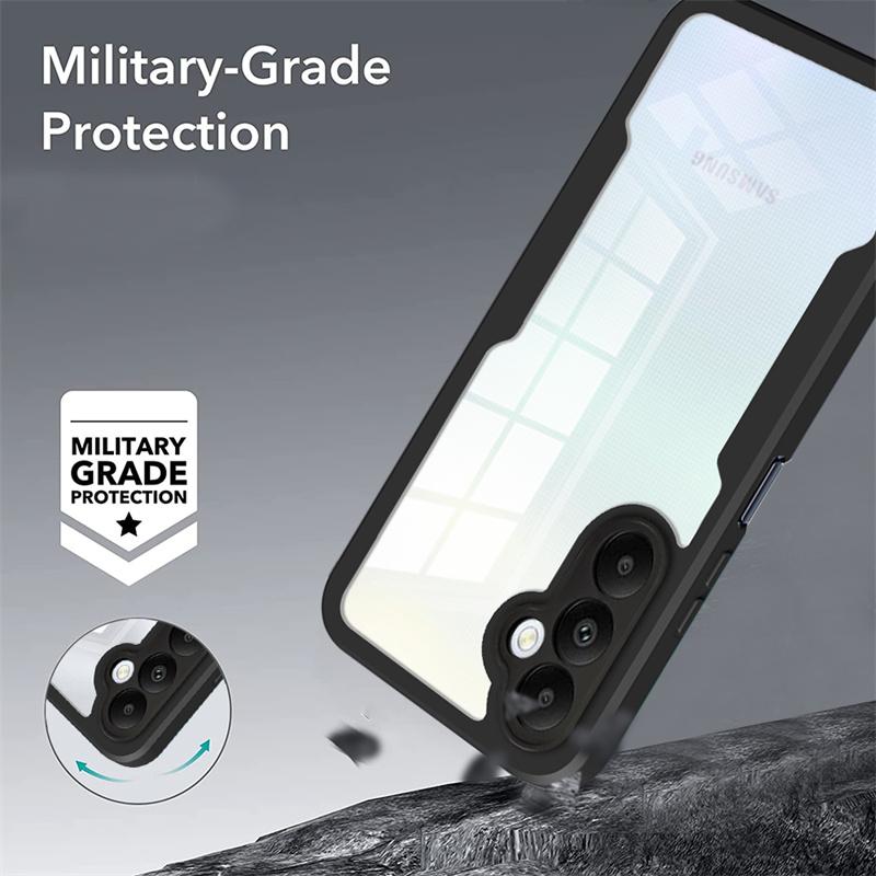 For Samsung Galaxy A15 A25 A35 A55 5G Case 360 Full Screen Protector Hard PC Cover for Sumsung A 15 35 55 Clear Shockproof Funda