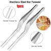 Steel Oral Cleaner Ear  Wax Removal Ear Care Tools Ear Tweezer Nail Clip Ear Cleaning Clip
