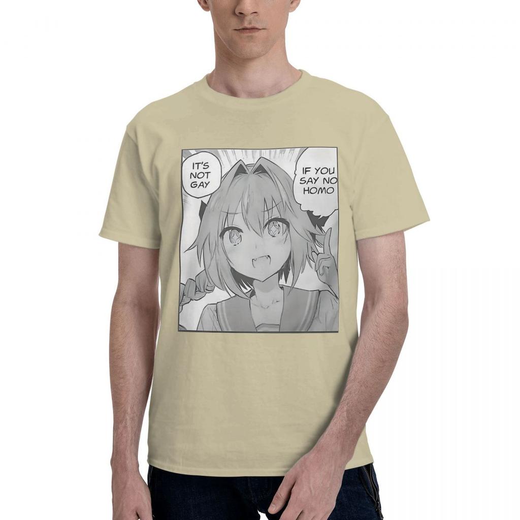 Astolfo Best Trap Fate Grand Order Tactical RPG Game 100 Cotton Casual Breathable Confortable Men Top Designer Clothes Men