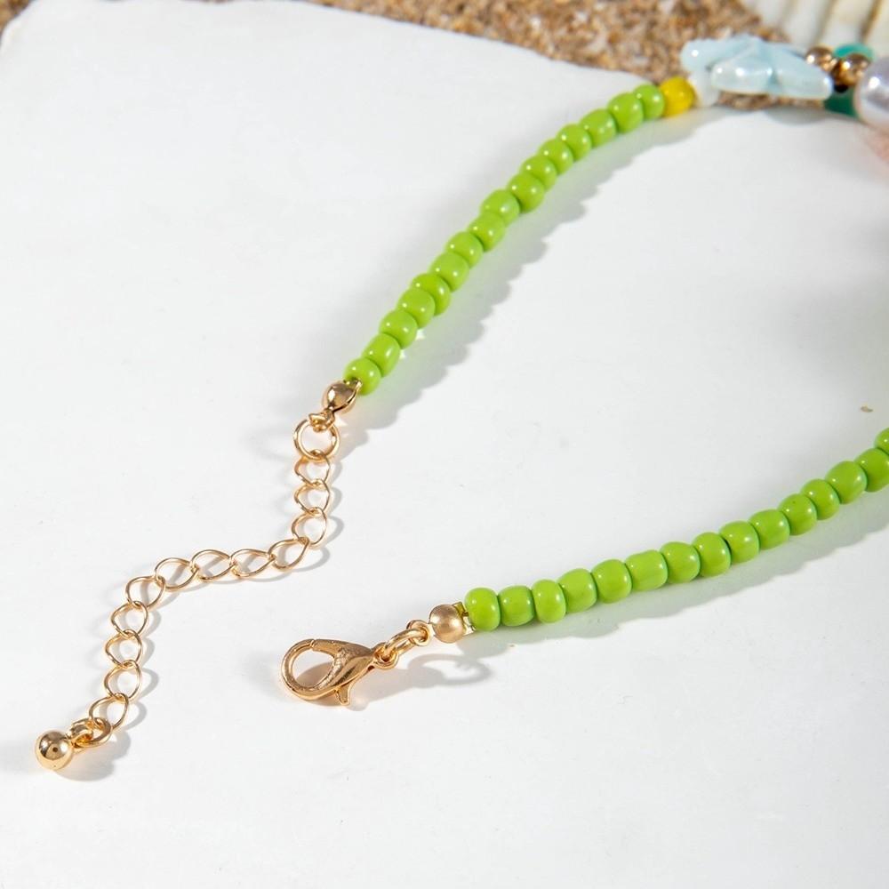 Starfish Beaded Beaded Anklets Chain Set Bohemian Style Foot Bracelets Jewelry Accessories