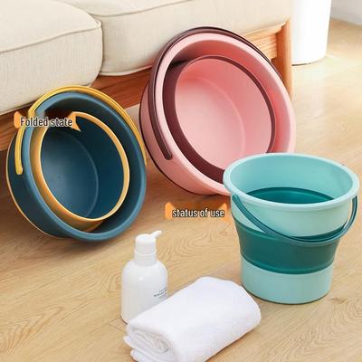Folding Portable Multipurpose Bucket for Cleaning, Fishing, Car Wash, and Dorm Use