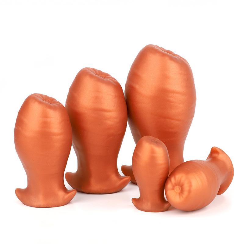 Anal Egg Plug Liquid Silicone Butt Plug Adult Sex Toys for Women Men Gay Dildo Anal Expander Prostate Massage Anal Plug