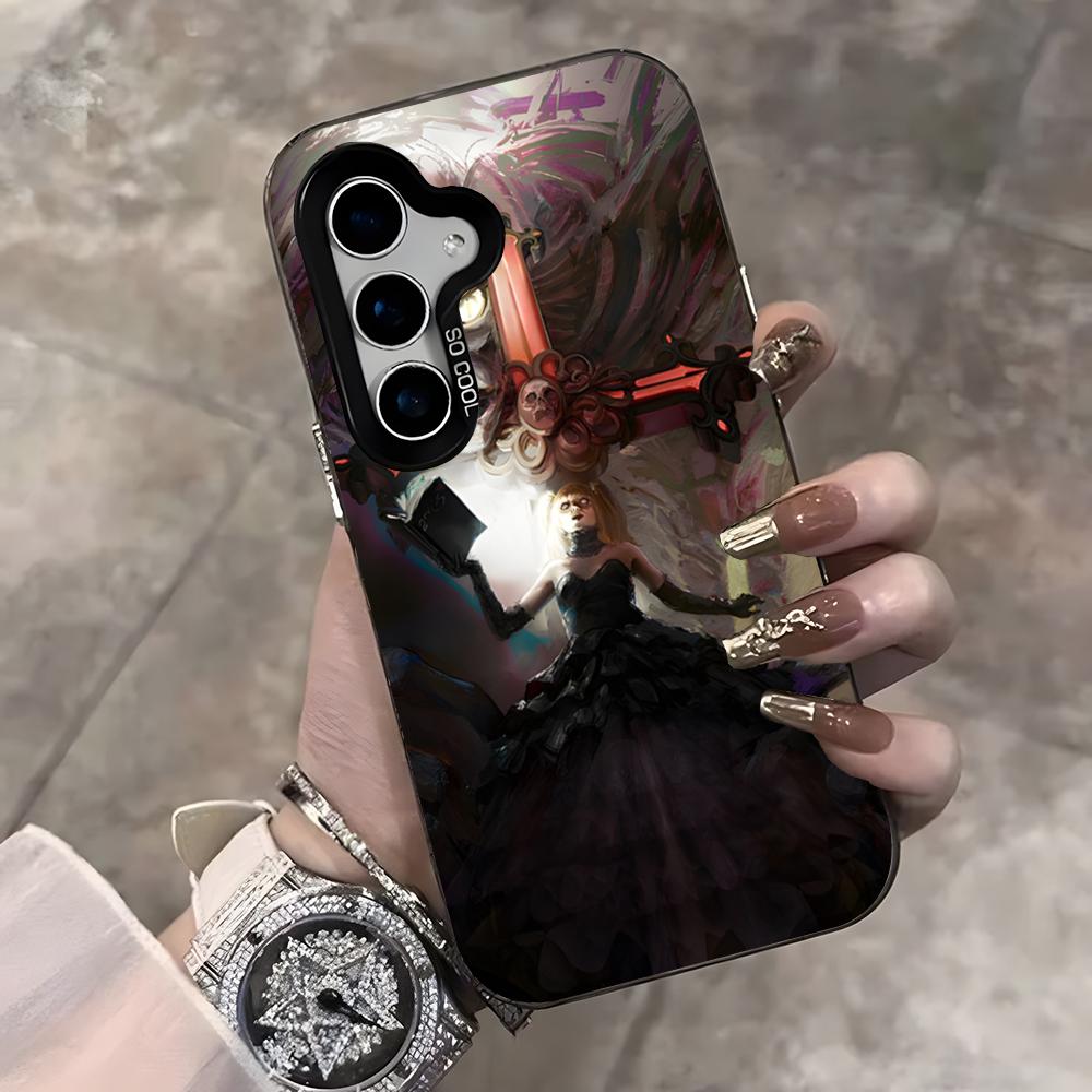 Misa Death Note Phone Case For Samsung S25 Ultra S23 S22 S21 S20 Ultra Plus S24 Fe A54 A55 Color Silver Cover