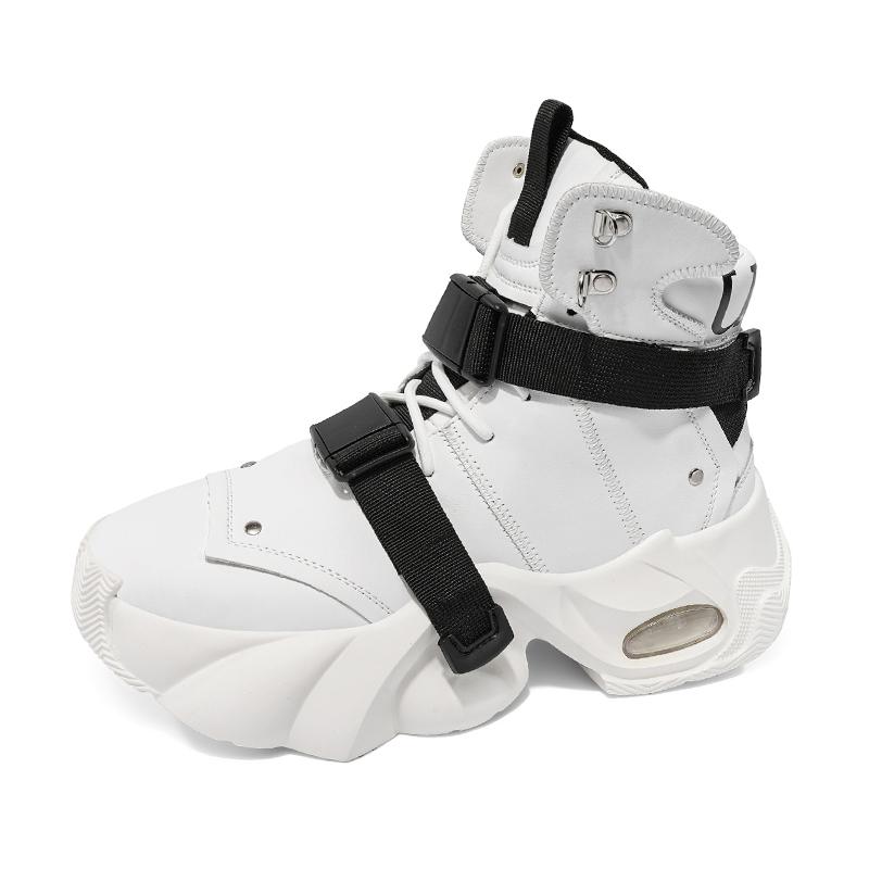 

Модные белые высокие кроссовки мужские повседневные кроссовки удобные туфли на платформе мужские уличные дизайнерские туфли Zapatillas Hombre 39