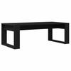 Coffee Table Black Oak Look 102 X 50 X 35 Cm Engineered Wood