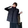 Down cotton vest women's autumn and winter outer wear new loose vest vest jacket trendy and warm
