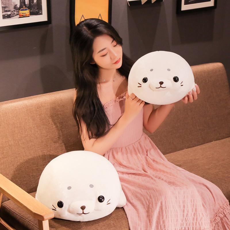 Cute Seal Internet Celebrity Plush Toy Pillow Doll Sleeping Lying On The Bed Doll Little Sea Lion