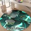 Personalized Genshin Impact Round Chair Office Rug - Perfect for Mat, Office Chair & More - Ideal Gift for Birthdays and Holidays
