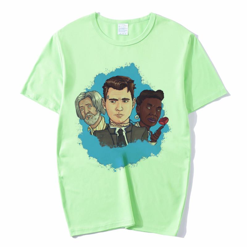 Women Detroit Become Human Women Harajuku T Shirt Unisex Skateboard Tshirt Man Clothes Streewear