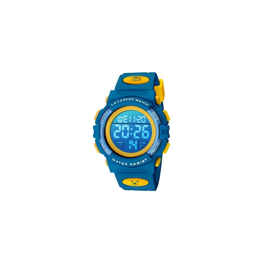 

Kids Digital Waterproof Sports Watch 50M Multi-Function LED Display Alarm Stopwatch Date/Day Boys Girls Outdoor Gift
