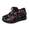 Foreign Trade Large Size 2025 New European and American Front Lace-up Wedge Casual Shoes
