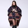 Geometric Rhombus Fashion Extra Long Thick Imitation Cashmere Ethnic Travel Shawl Cape