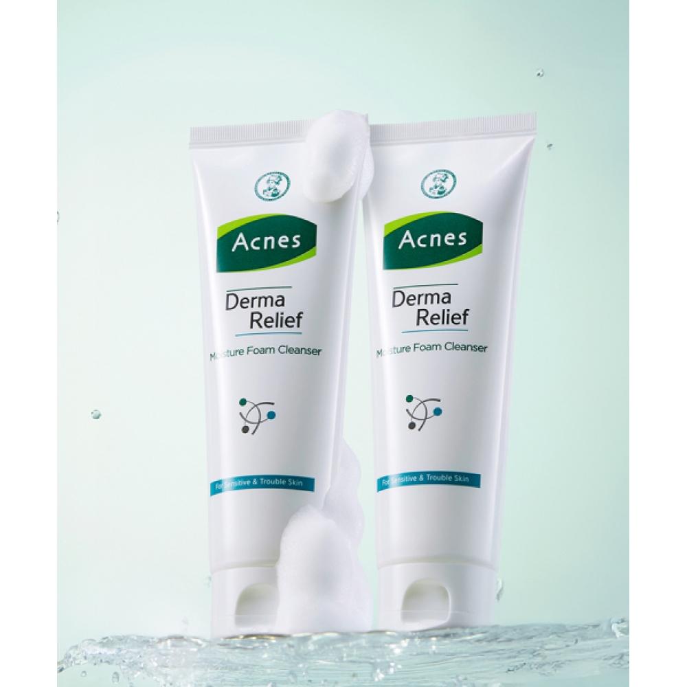Acnes Mildly Acidic Derma Relief Moisture Foam Cleanser 125ml