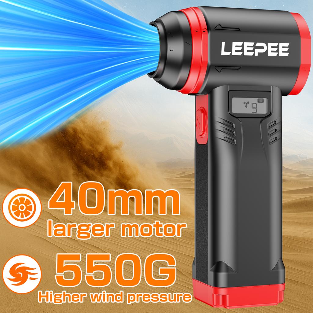 For Car RV Truck Trailer SUV Wireless Hair Dryer Powerful Air Jet Blower Violent Fan Cleaning Blower Tools Handheld Turbo Fan