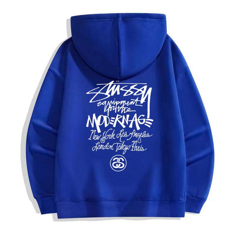 Hoodie Stussy Azul Marino Sudadera Stussy Mujer Stussy Sudadera