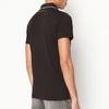 Armani Exchange SS23 Solid Logo Print Casual Short Sleeve Polo Shirt Men tops Black 3RZFFC-ZJDFZ-1200