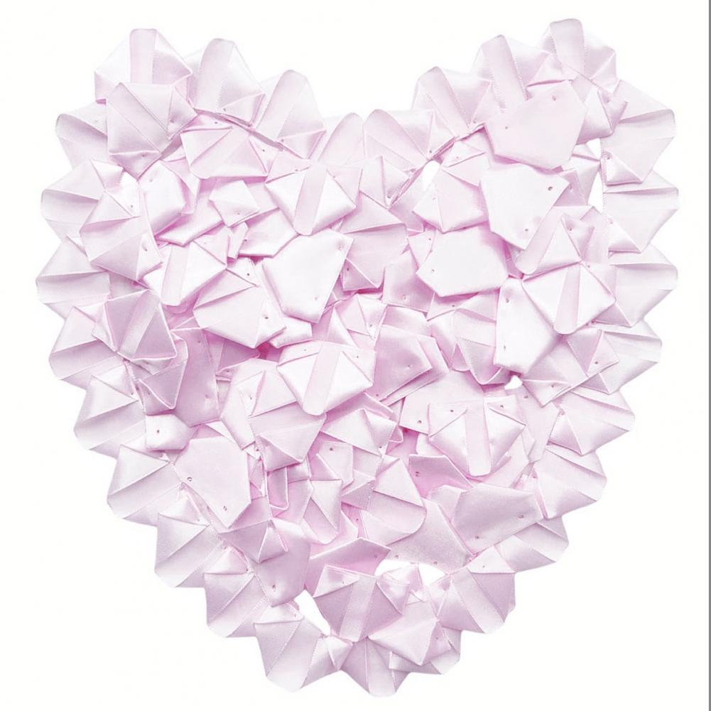 Floral Arrangement Accessories Handmade Satin Flower Petals Eternal Rose Petal Diy Bouquets for Wedding Anniversary Birthday