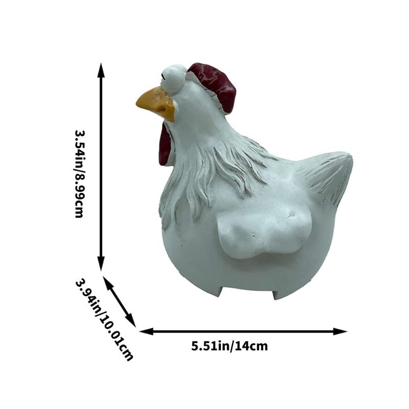 Handcrafted Baby Chick Sculptures Weather Resistant Garden Resins Art Safe For Kids Pet Indoor Outdoor Decoration