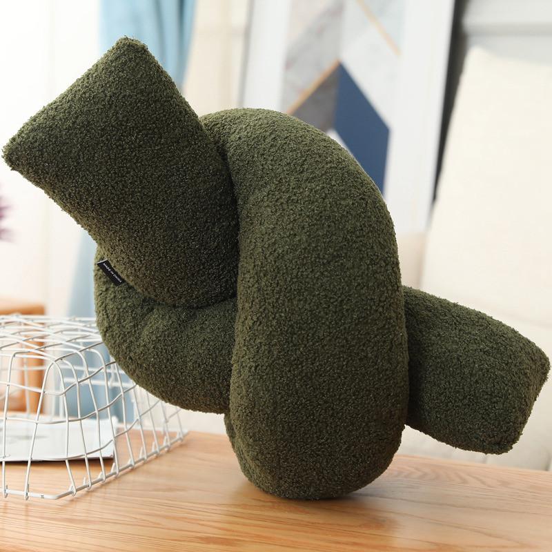 Style Luxury Floral Cushion Pillow Toy With Embroidered Plush Cover Home Decor