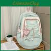 Nylon Teenagers Student Backpack With Waterresistant Features For Girl Daily Use