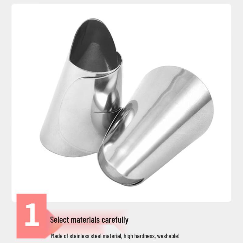 Stainless Steel Finger Protectors & Peeler Set