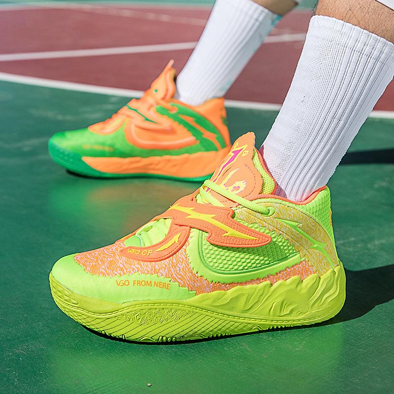 LaMelo Ball 5th Gen Basketball Shoes - Unisex No-Tie Combat Boots for Kids Ages 12-15