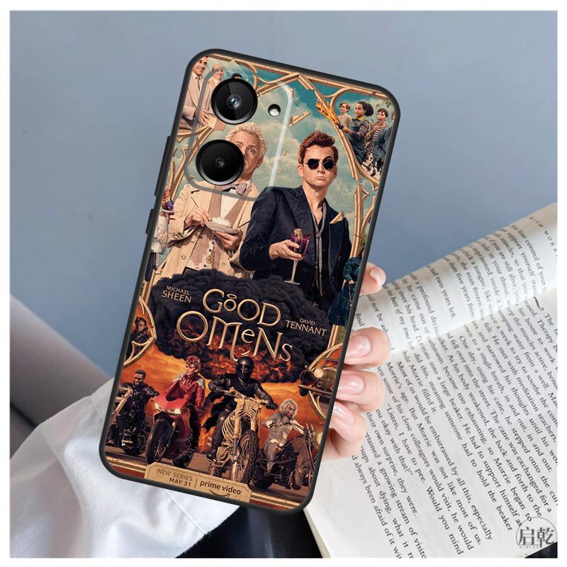 

Good Omens For Realme C71 C55 C75 C67 C63 C51 C61 C53 C35 C65 11 12 13 14 15 Pro Plus GT6 GT7 Pro Case Realme 12 Pro Plus