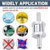 6 8 10 12 14 16mm One-way Non-return Check Valve Fuel Water Gas Air Vacuum Aluminum Alloy Petrol Diesel Water Fuel Line Way