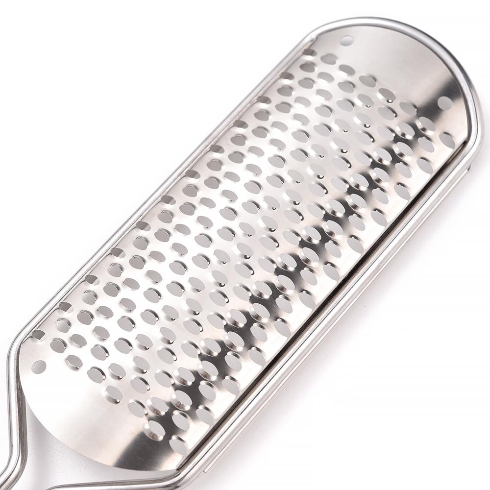 File Pedicure Stainless Steel Foot Scrubber Heel Callus Dead Skin Remover Exfoliating Professional Feet Care Tool Pedicure