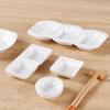 Huihuang White Melamine 4-inch Square Dipping Dishes (2-Pack)