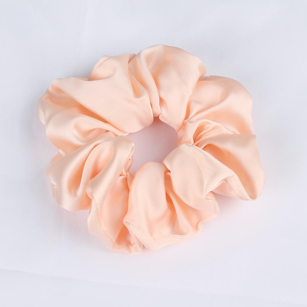 Silk Satin Scrunchies Elastic Hair Bands Women Girls Ponytail Holder Hair Ties Headbands High Quality Hair Accessories Fashion