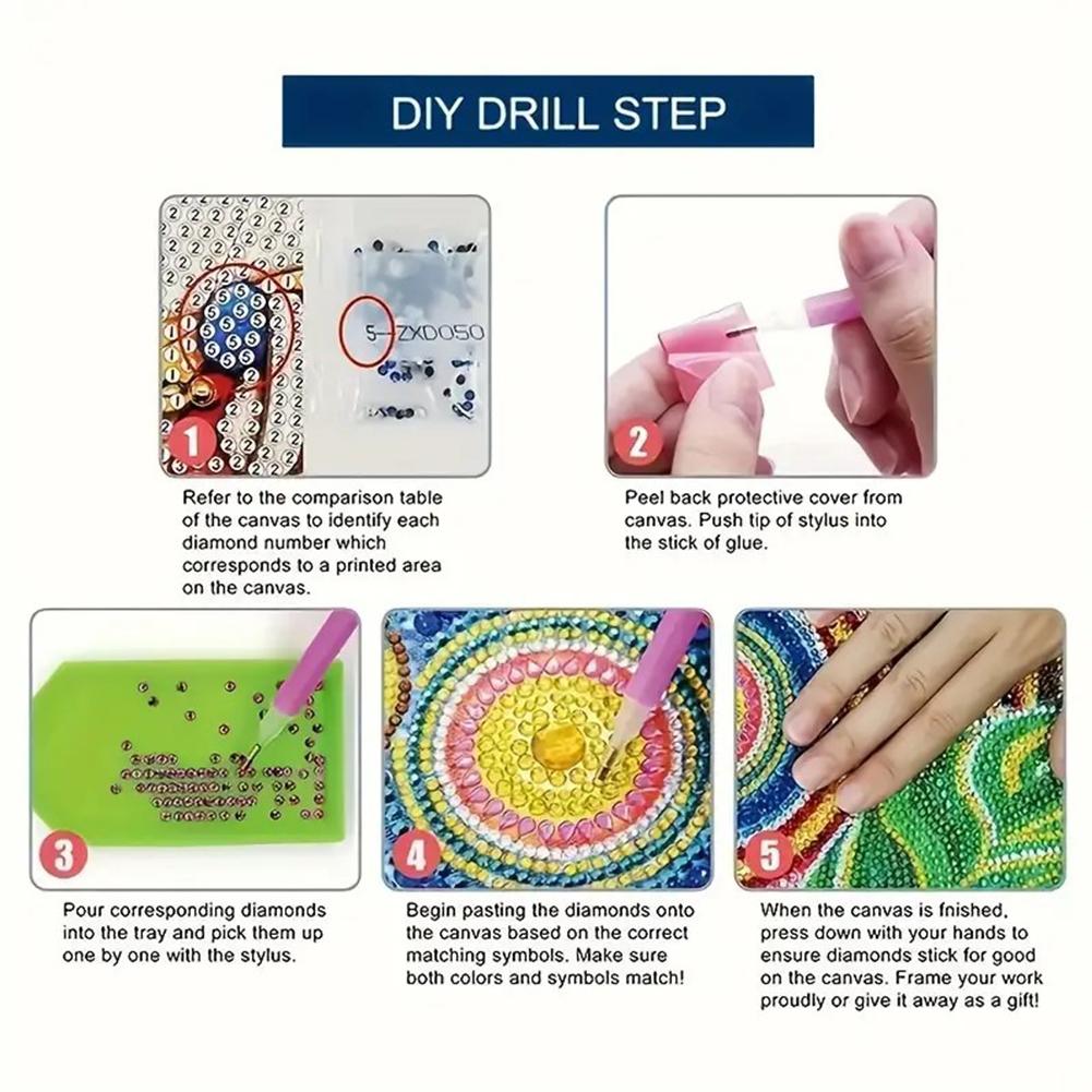 Arte com Diamantes DIY Espelho de Cristal Brilhante Forma Especial Strass Espelho de Maquiagem Espelho de Mesa para Viagem ao Ar Livre Caminhada Piquenique