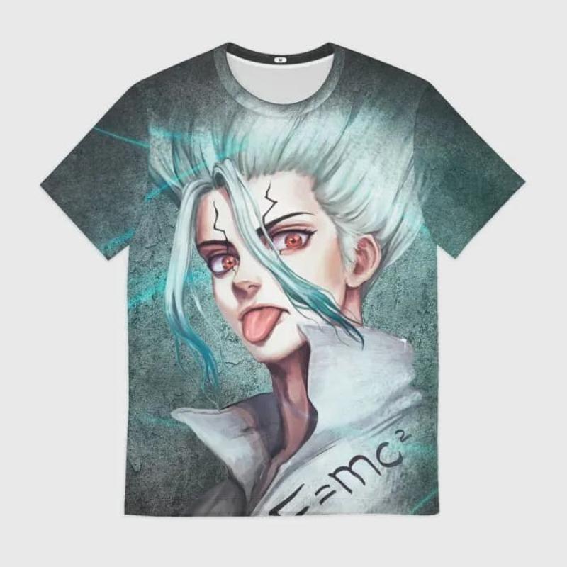 Men's Fashion 3D Printed Men's T-Shirt Round Neck Short Sleeve Trendy Street Wear