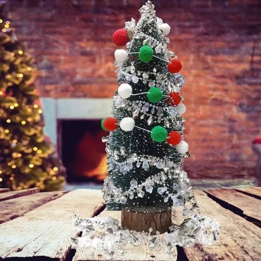 String Design Hanging Felt Garland Pompom Bead String Banner Garland Room Decoration