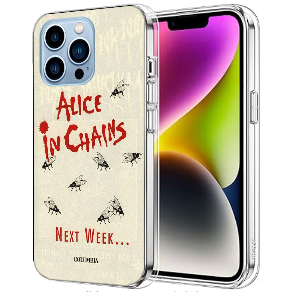 Rock Band Alice In Chains Handyhülle Für iPhone 16 15 17 Pro Max 17Air 16E 14 Plus 13 12 Mini 11 Pro X XS XR Apple Klare Hülle T