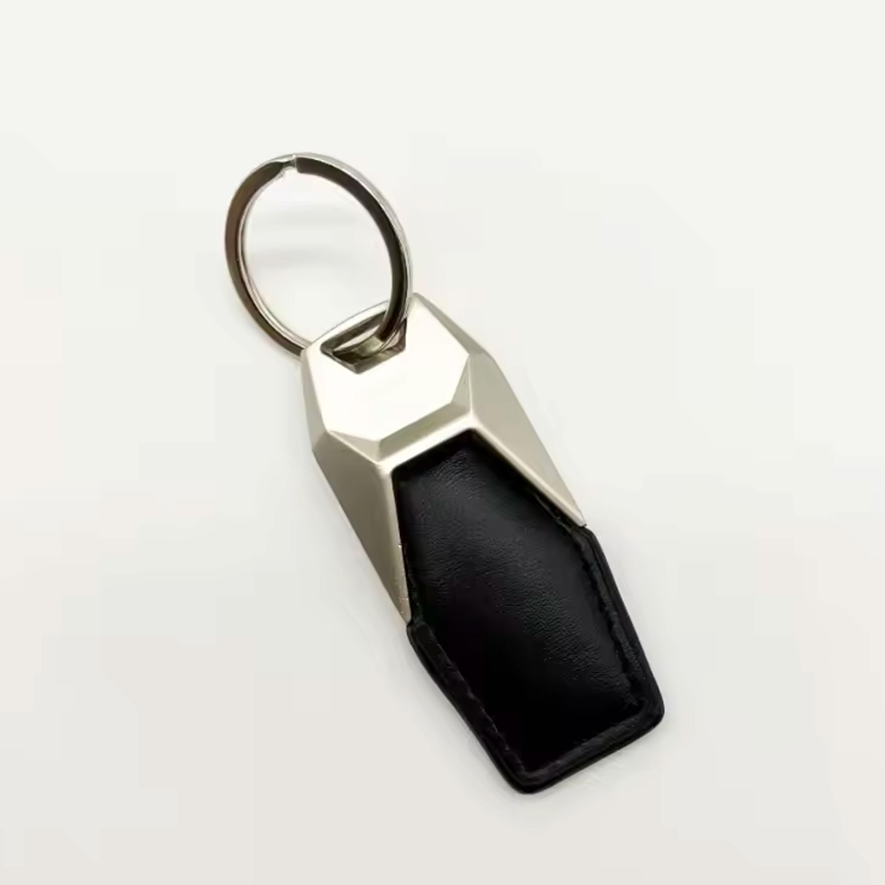 

Custom Logo Car Keychain 4S Store Original Suitable Personalize Key Chain Ring Styling Leather Metal Laser Pendant Keyring Gift Custom чорний