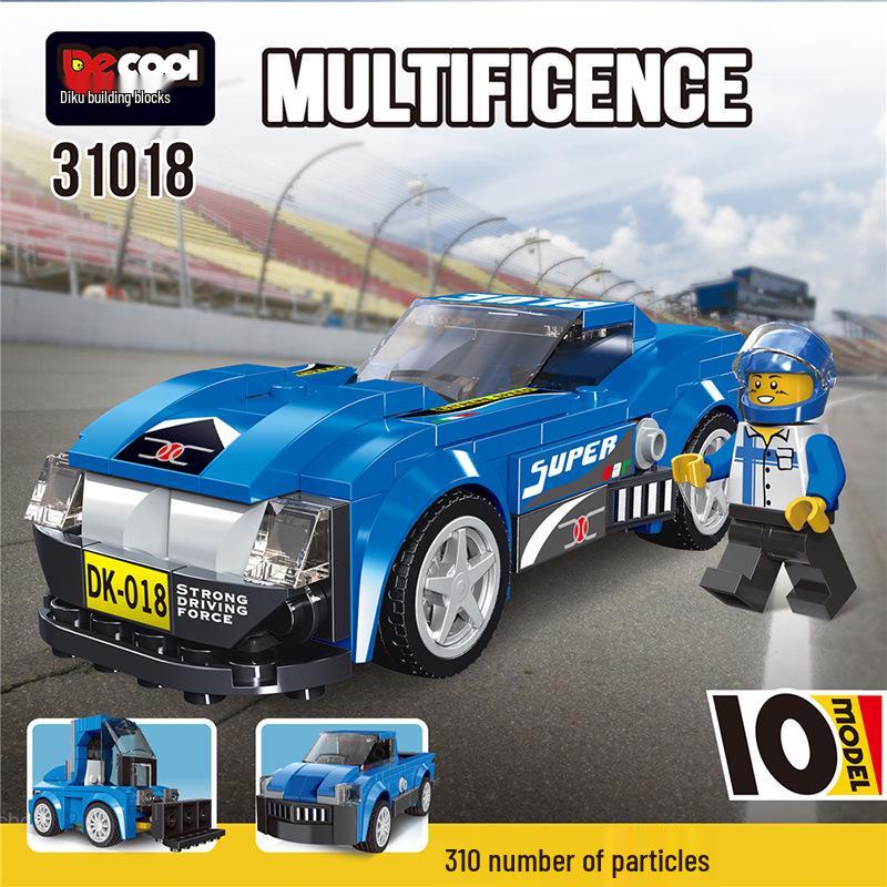 

Diku Гоночный спортивный автомобиль Развивающие строительные блоки Игрушка для мальчиков 31017