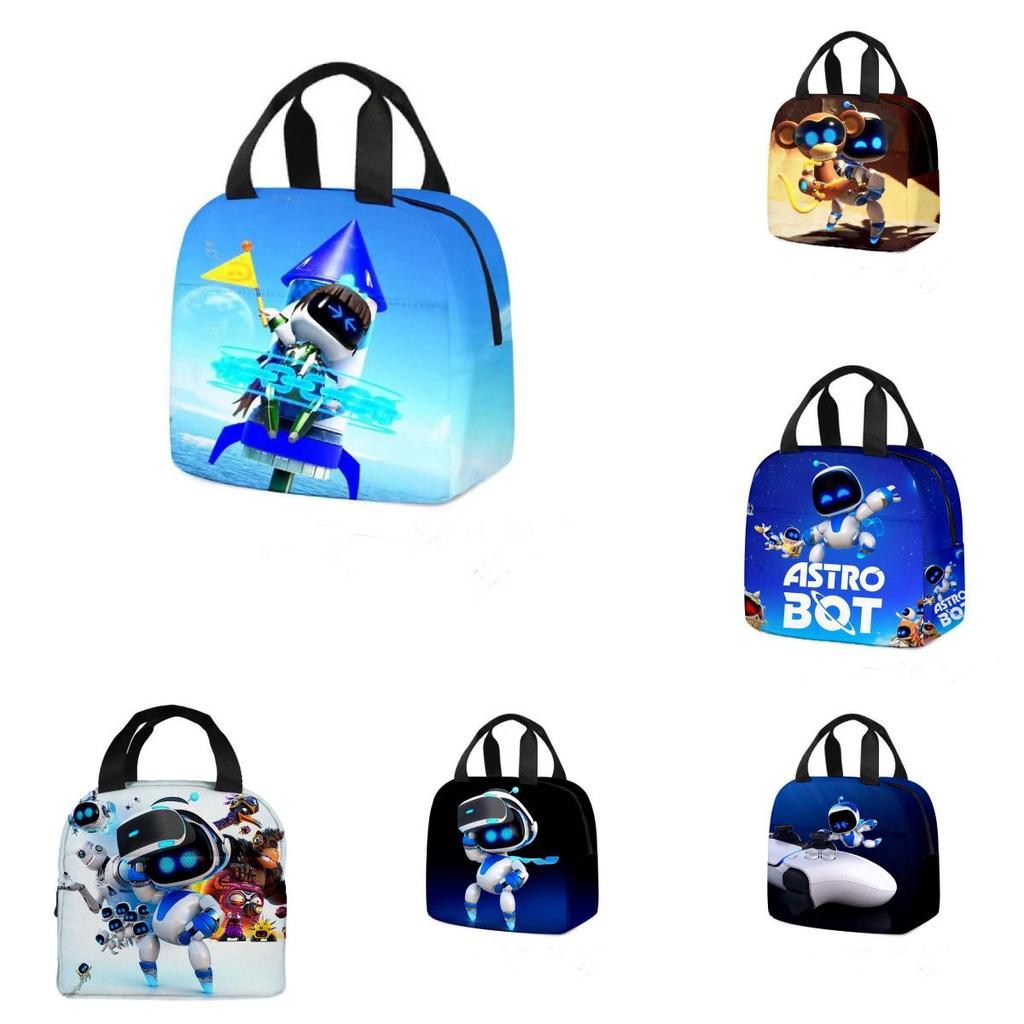 3d Universe Robot Astro Bot Handbag Insulated Bag Cooler Capacity Bags Lunch