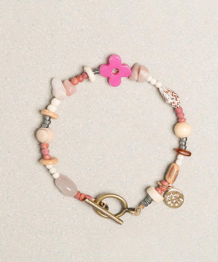 Towtow Archive Clover Symbol Bracelet Orchid