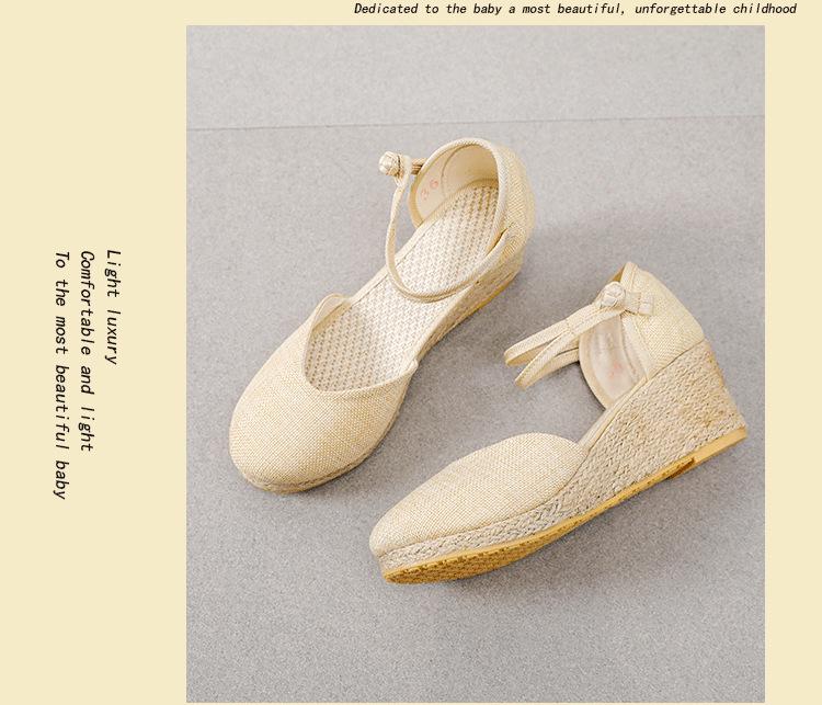 Women's Korean Style Versatile Summer Wedge Sandals: Breathable One-Strap High Heels for Fashion and Travel.