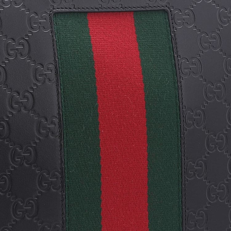 GUCCI Leather Clutch Men's Black 475316-CWCLN-1060